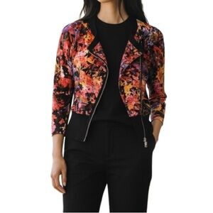 Karen Millen Asymmetrical Floral Jacket